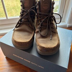 Lems Boulder Boot Grip Leather Boots, Dakota, Women’s Size 10